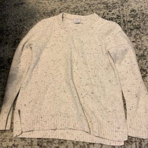 white crewneck sweater